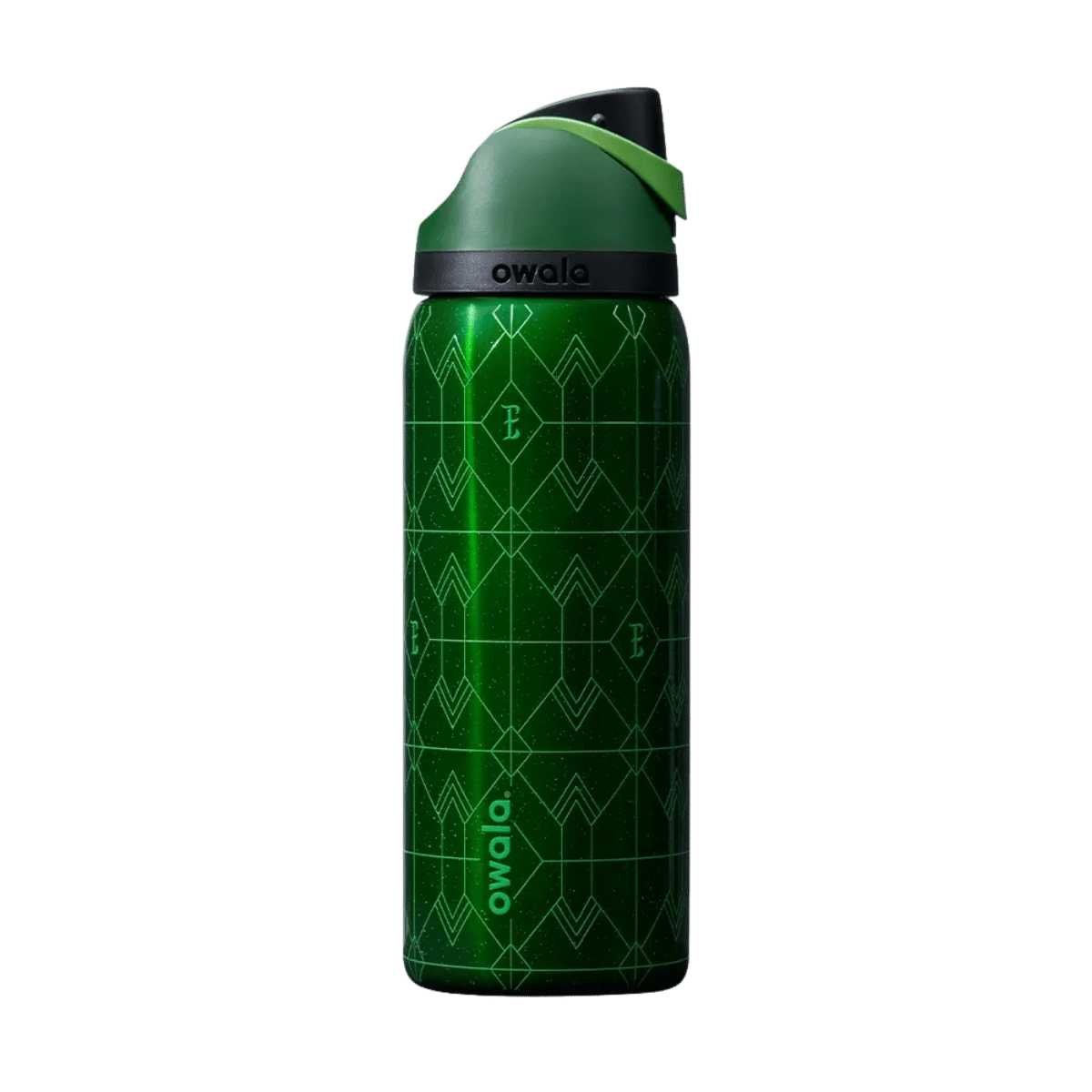 Owala Wicked FreeSip Insulated Stainless Steel Water Bottle with Straw for Sports and Travel, BPA-Free Sports Water Bottle Elphaba (Green)