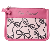 Too faced Charming Pink Bow Bag