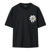 ALL SAINTS Petals Boxy Short Sleeve Graphic T-Shirt Washed Black