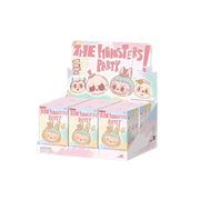 Pop Mart Labubu The Monsters Party Series Reversible Plush Doll Sealed Case (6 Blind Box)