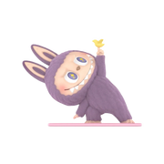 Pop Mart THE MONSTERS Labubu Lazy Yoga Series Little Bird Figure