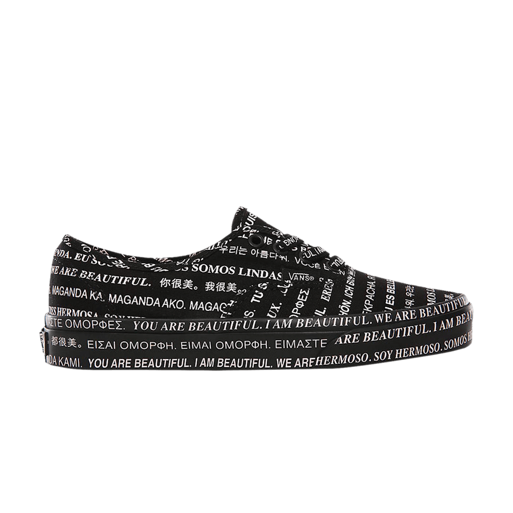 Vans Authentic We Are Beautiful - Black