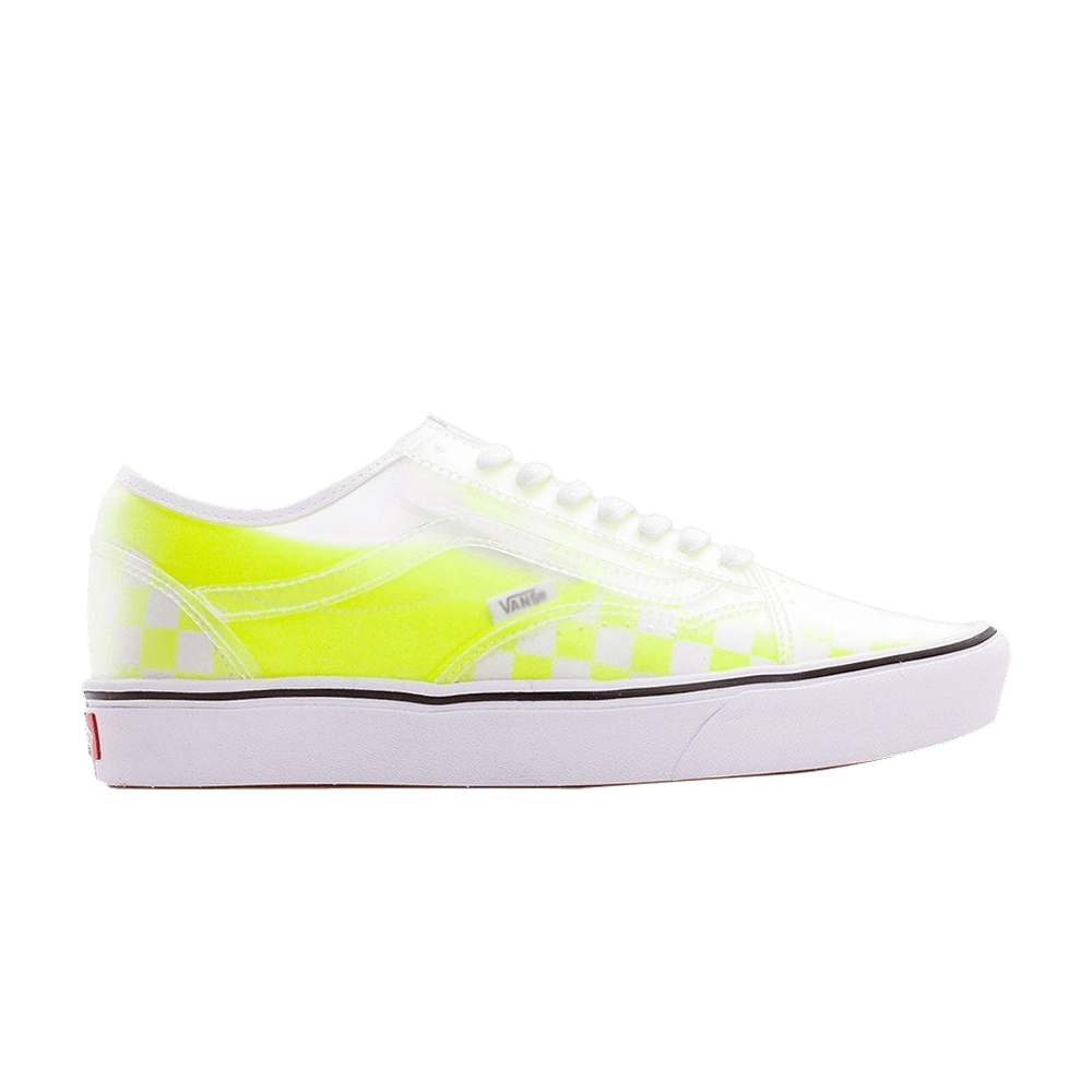 Vans ComfyCush Slip-Skool Safety Yellow Checkerboard