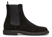 Valentino Garavani Suede Soul Rockstud Chelsea Boots Black