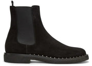 Valentino Garavani Suede Soul Rockstud Chelsea Boots Black