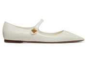 Valentino Garavani Tiptoe Pointed Toe Ballerinas Ivory (Women's)
