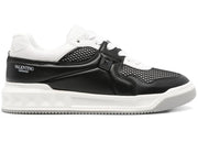 Valentino One Stud Low-Top Black White