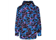 Valentino Printed Hooded Jacket Black