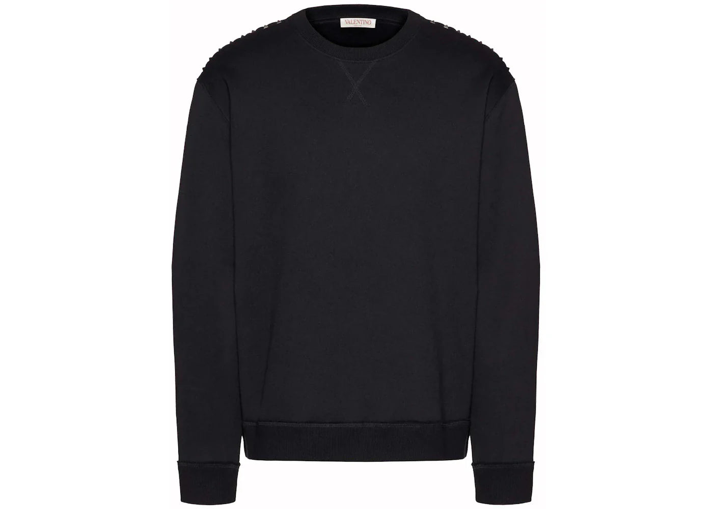 Valentino Stud Crewneck Sweatshirt Black