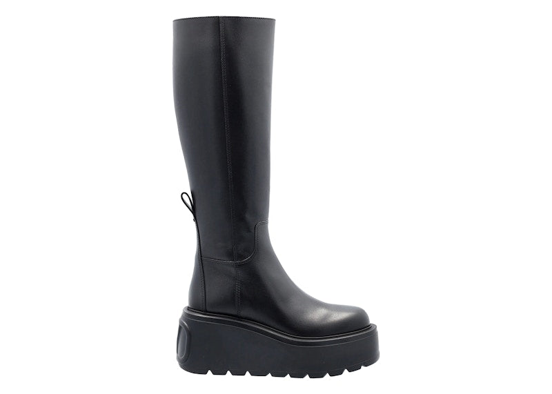 Valentino Uniqueform 85MM Boot Black (Women's)