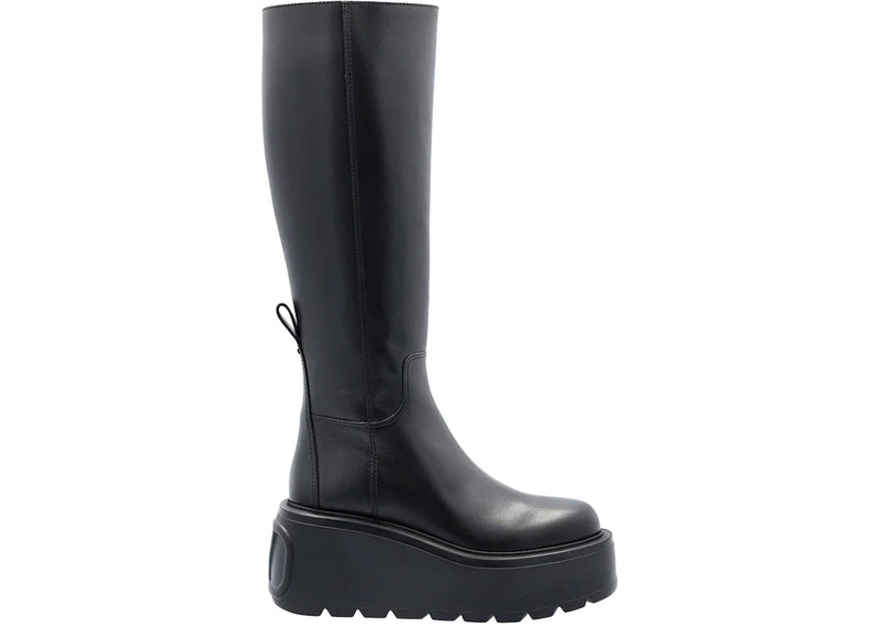 Valentino Uniqueform 85MM Boot Black (Women's)