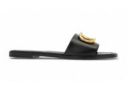 Valentino V Logo Signature Slippers Black (Women's)