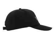 Valentino VLTN Logo Cotton Baseball Cap Black/White