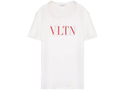 Valentino VLTN Print T-Shirt White/Red
