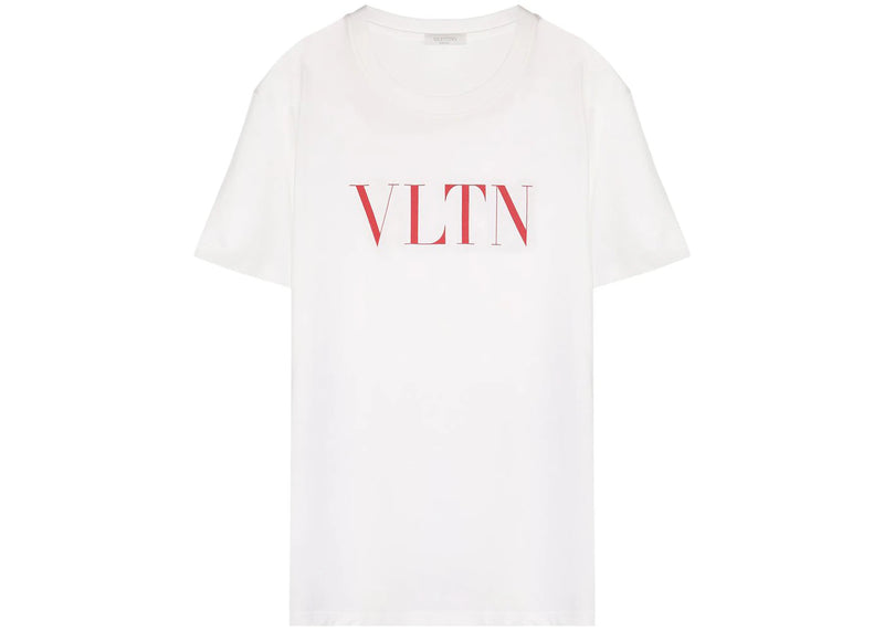 Valentino VLTN Print T-Shirt White/Red