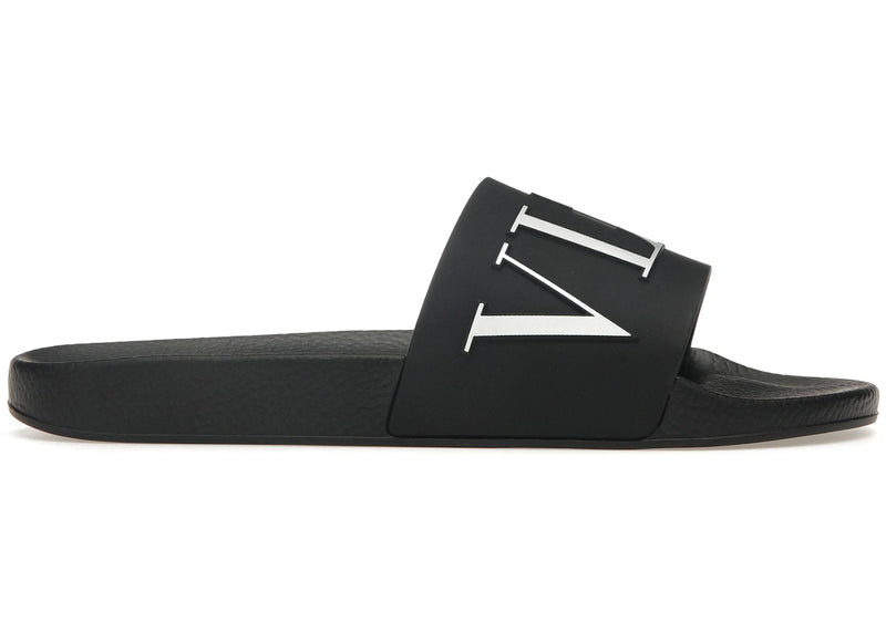 Valentino VLTN Rubber Slider Black White