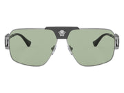 Versace Aviator Sunglasses Green Gunmetal (VE2251 1001/2)