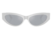 Versace Cat Eye Sunglasses BlueMirror SilverSilverSilver Pearl Grey (VE4470B 54741U)