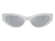 Versace Cat Eye Sunglasses BlueMirror SilverSilverSilver Pearl Grey (VE4470B 54741U)