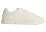 Versace Embroidered Greca White