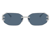 Versace Geometric Sunglasses Deep Blue Silver (VE2274 100080)