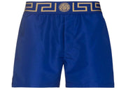 Versace Greca Key Swim Shorts Royal Blue