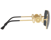 Versace Hexagon Sunglasses Gold (VE2248-100287)