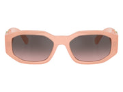 Versace Oval Sunglasses GreyPinkSilverSilver Nude Opal (VE4361 539258)