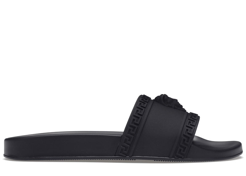 Versace Palazzo Slides Black