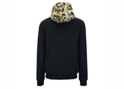 Versace Printed Hood Sweatshirt Black/Yellow