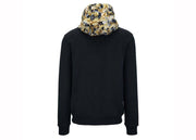 Versace Printed Hood Sweatshirt Black/Yellow