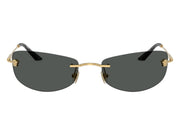 Versace Rectangle Sunglasses Gray Gold (VE2279 100287)
