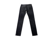 Versace Straight Leg Embroidered Logo Jeans Black