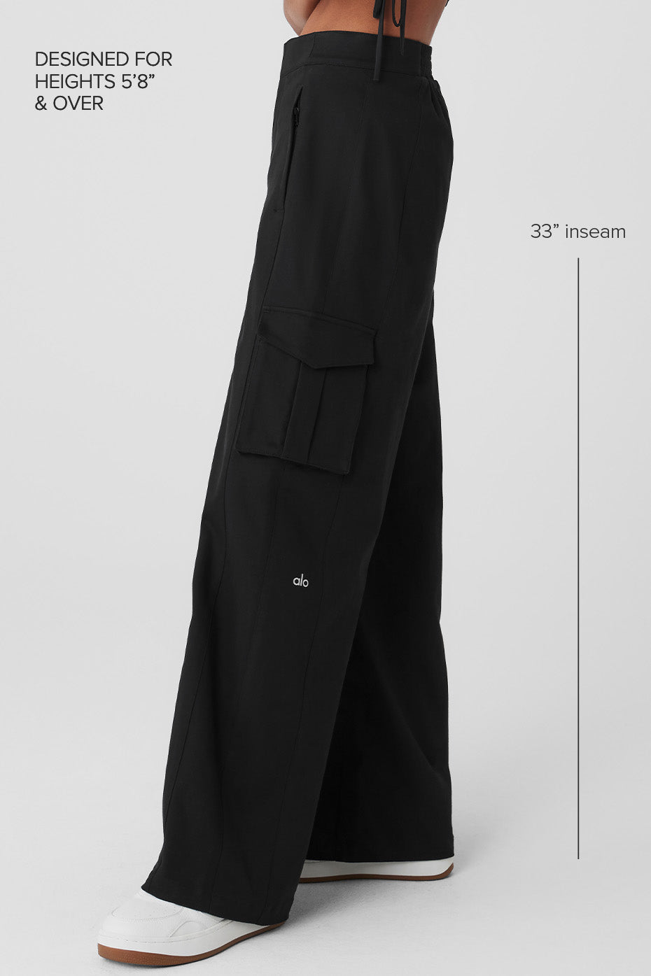 Alo Yoga Show Off Cargo Wide Leg Trouser (Long)