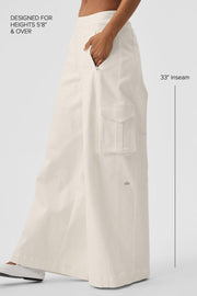 Alo Yoga Show Off Cargo Wide Leg Trouser (Long)