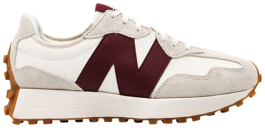 New Balance Wmns 327 'White Dark Red'