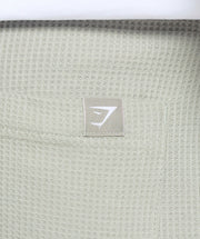 Gymshark Waffle Shorts Stone Grey