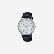 Casio Enticer MTP-VT01LM-7AUDF Quartz White Dial Analog Leather Watch