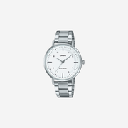 Casio Enticer LTP-VT03D-7BDF Quartz White Dial Analog Stainless Steel
