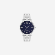 Casio Enticer MTP-SN5YD-2A Quartz Blue Dial Analog Stainless Steel Watch
