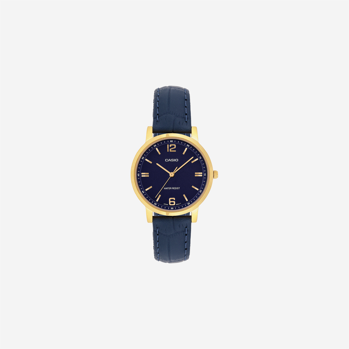 Casio Enticer LTP-SN5YGL-2A Quartz Blue Dial Analog Blue Leather Strap Watch