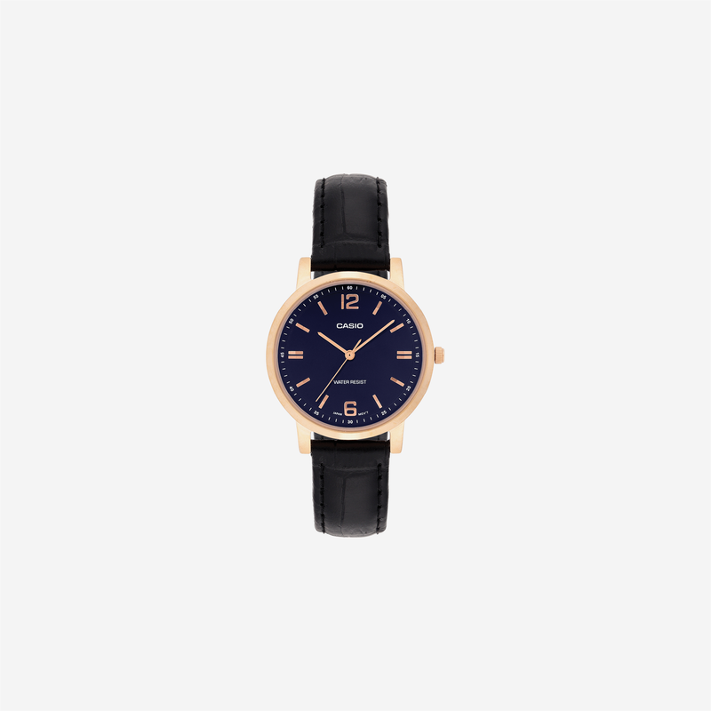 Casio Enticer LTP-SN5YRL-2A Quartz Blue Dial Analog Leather Watch