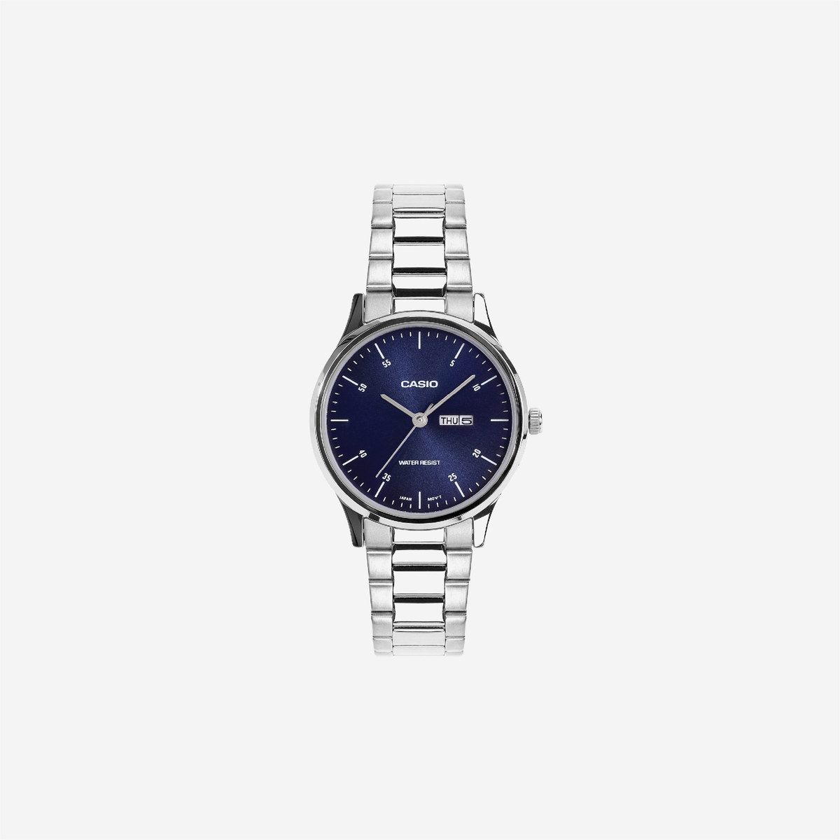 Casio LTP LTP-SN8YD-2B Quartz Blue Dial Analog Stainless Steel Watch