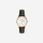 Casio Enticer LTP-SN8YGL-7B Quartz White Dial Analog Leather Watch