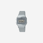 Casio Vintage A700WM-7ADF Quartz Silver Dial Digital Stainless Steel Watc