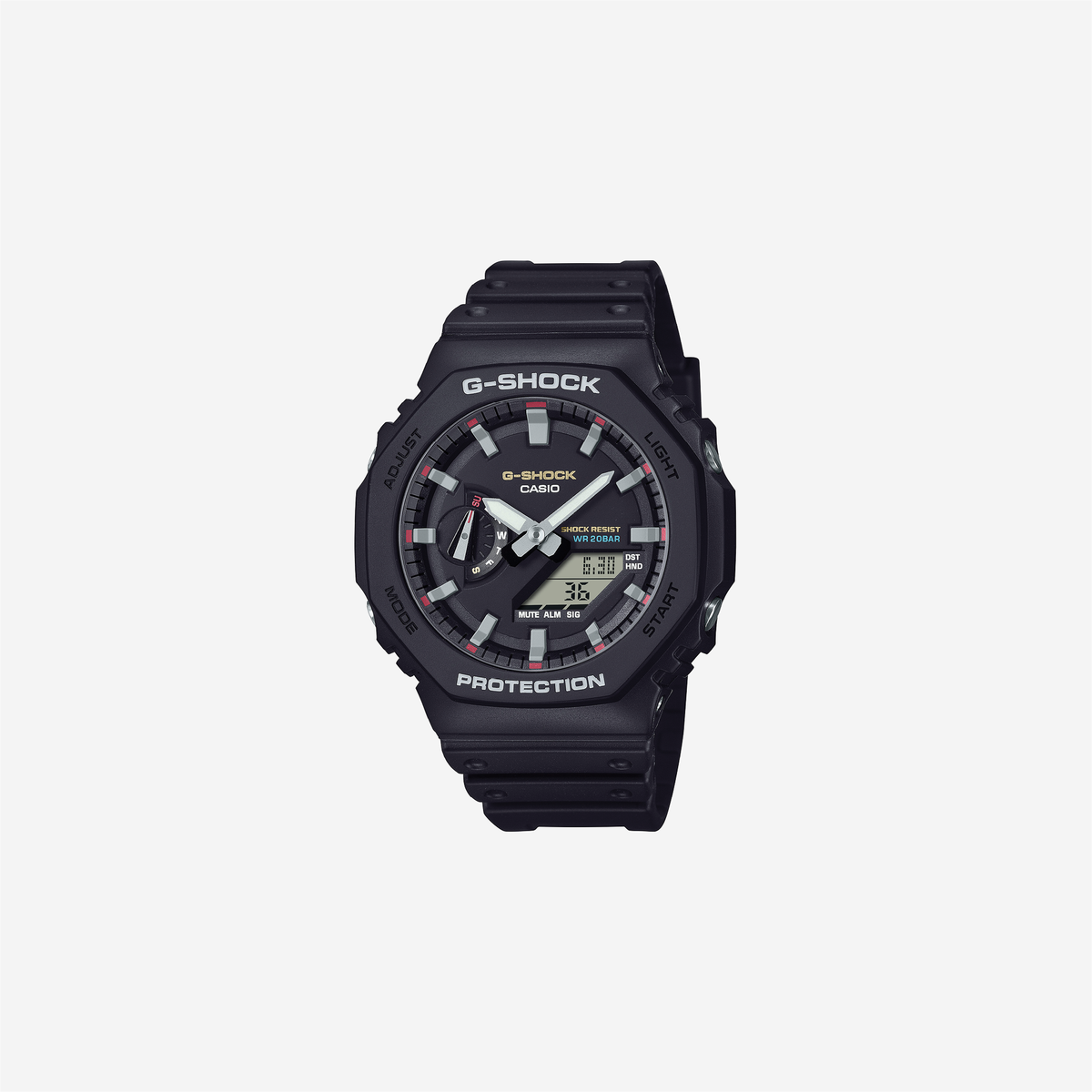 Casio G-Shock GA-2100RL-1ADR Quartz Black Dial Analog-Digital Resin Watch