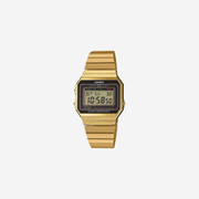 Casio Vintage A700WG-9ADF Quartz Gold Dial Digital Stainless Steel Watch