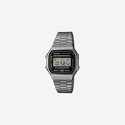 Casio Vintage A168WGG-1ADF Quartz Black Dial Digital Stainless Steel Watch