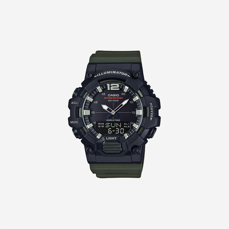 Casio Youth HDC-700-3AVDF Quartz Black Dial Analog-Digital Resin Watch