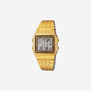 Casio Vintage A500WGA-9DF Quartz Gold Dial Digital Stainless Steel Watch